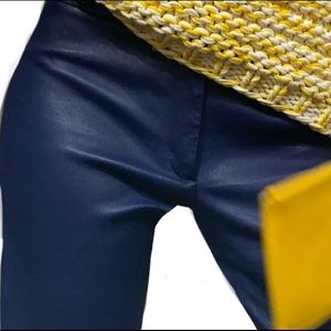 Theory Bristol Leather Classic Skinny Pant